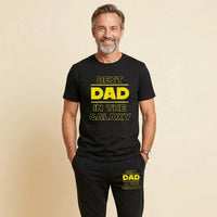 Best Dad In The Galaxy Yellow - Loungewear Joggers Set