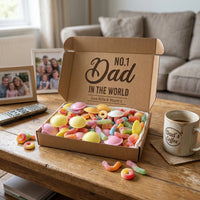 PERSONALISED No.1 Dad In The World - Jelly & Fizzy Sweet Box