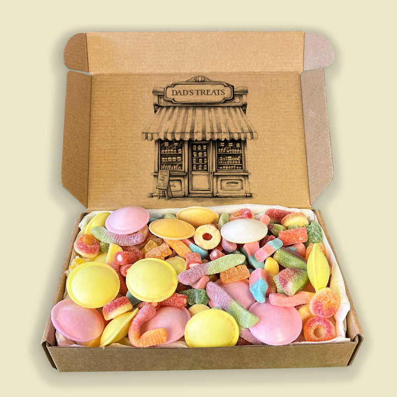 Dad Treats Shop Front - Jelly & Fizzy Sweet Box