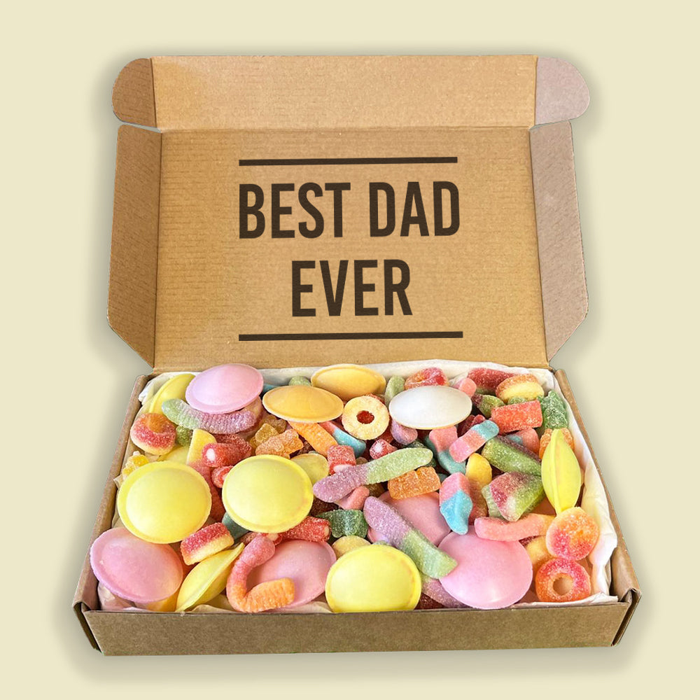 Best Dad Ever - Jelly & Fizzy Sweet Box