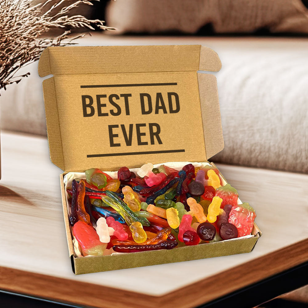 Best Dad Ever - Jelly & Fizzy Sweet Box