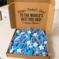 PERSONALISED Happy Fathers Day Worlds Best Dog Dad - Sweet Box - Choice of Sweets
