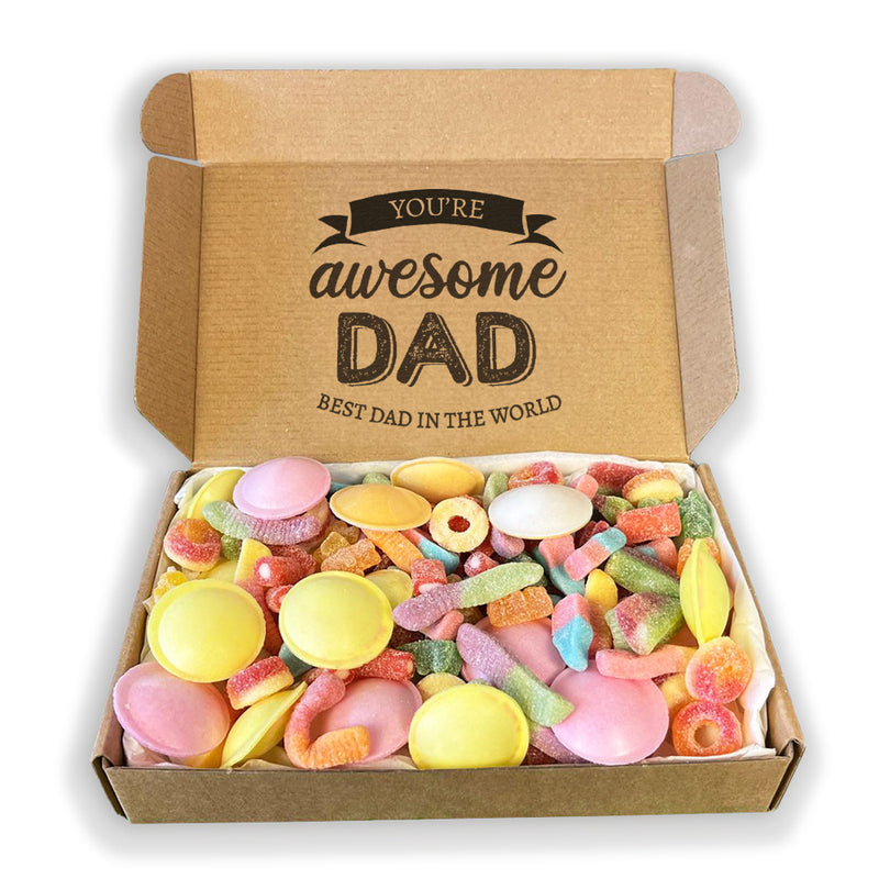 You're Awesome Dad - Jelly & Fizzy Sweet Box