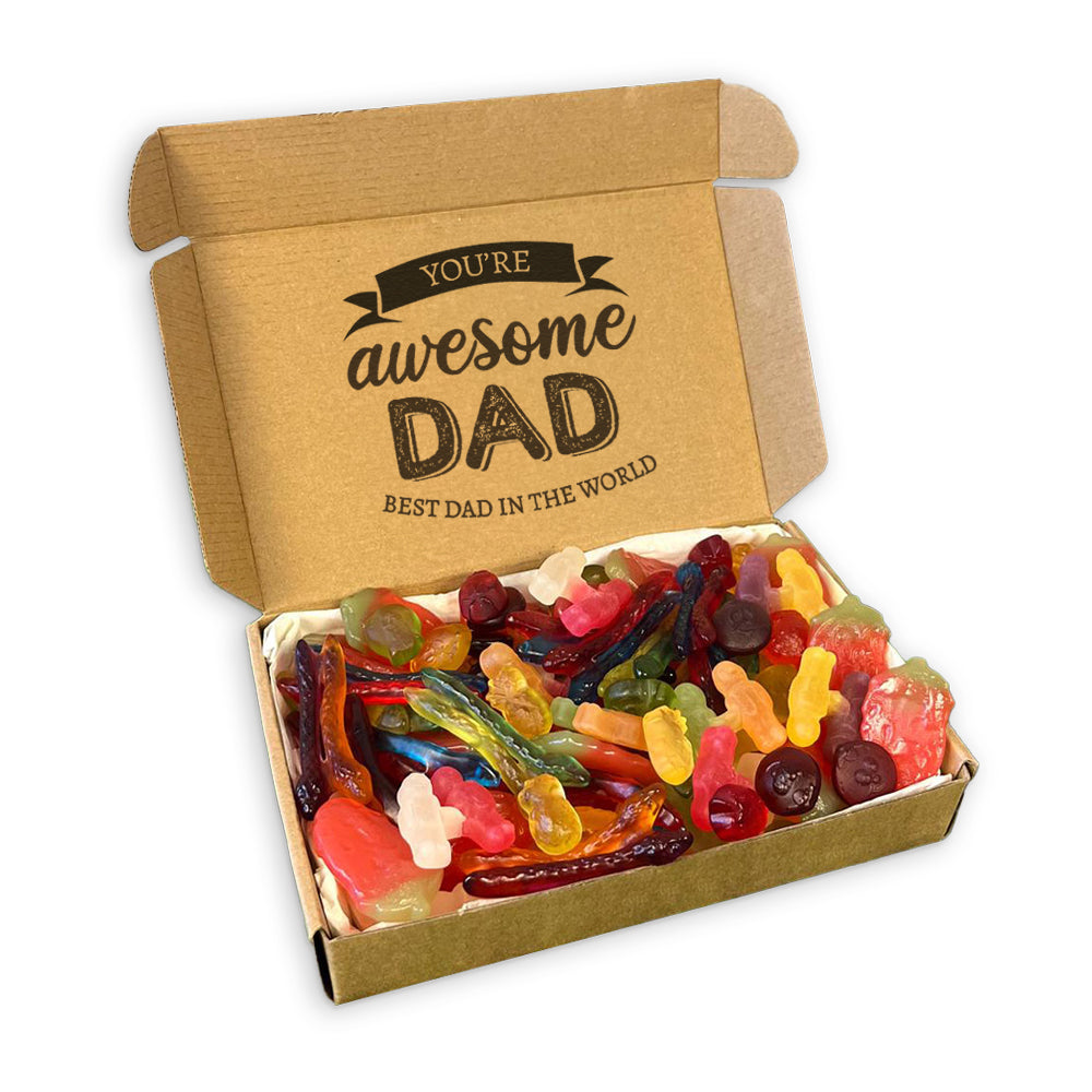 You're Awesome Dad - Jelly & Fizzy Sweet Box