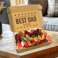 Happy Father's Day To The Best Dad Ever - Jelly & Fizzy Sweet Box