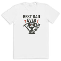 Best Dad Ever Trophy - Mens T-Shirt - Dads T-Shirt