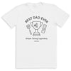 Best Dad Ever, Simple Strong Legendary - Mens T-Shirt - Dads T-Shirt