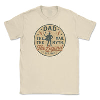 Dad The Man The Myth The Legend - Mens T-Shirt - Dads T-Shirt