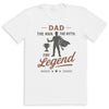 Dad The Man The Myth The Legend - Mens T-Shirt - Dads T-Shirt