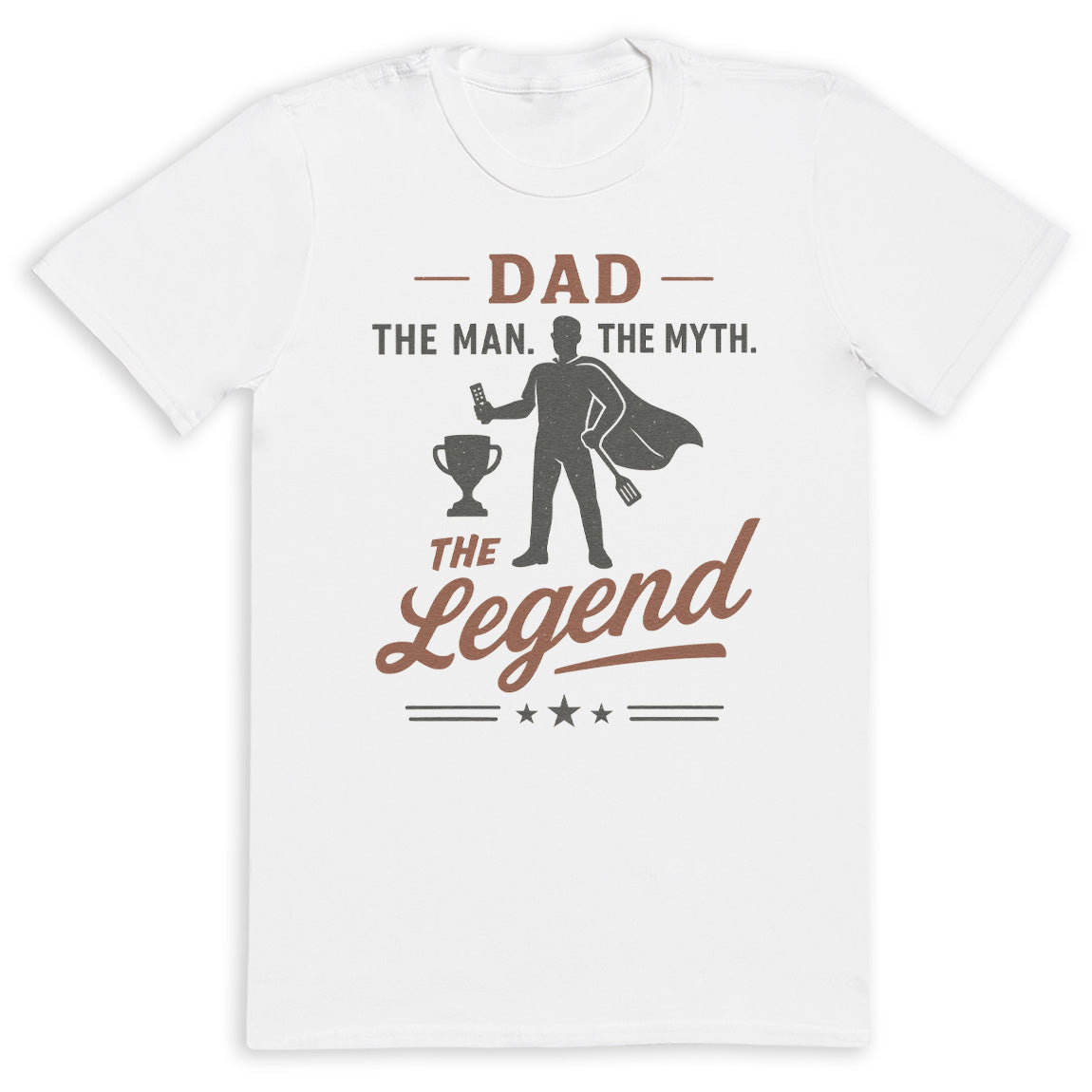 Dad The Man The Myth The Legend - Mens T-Shirt - Dads T-Shirt