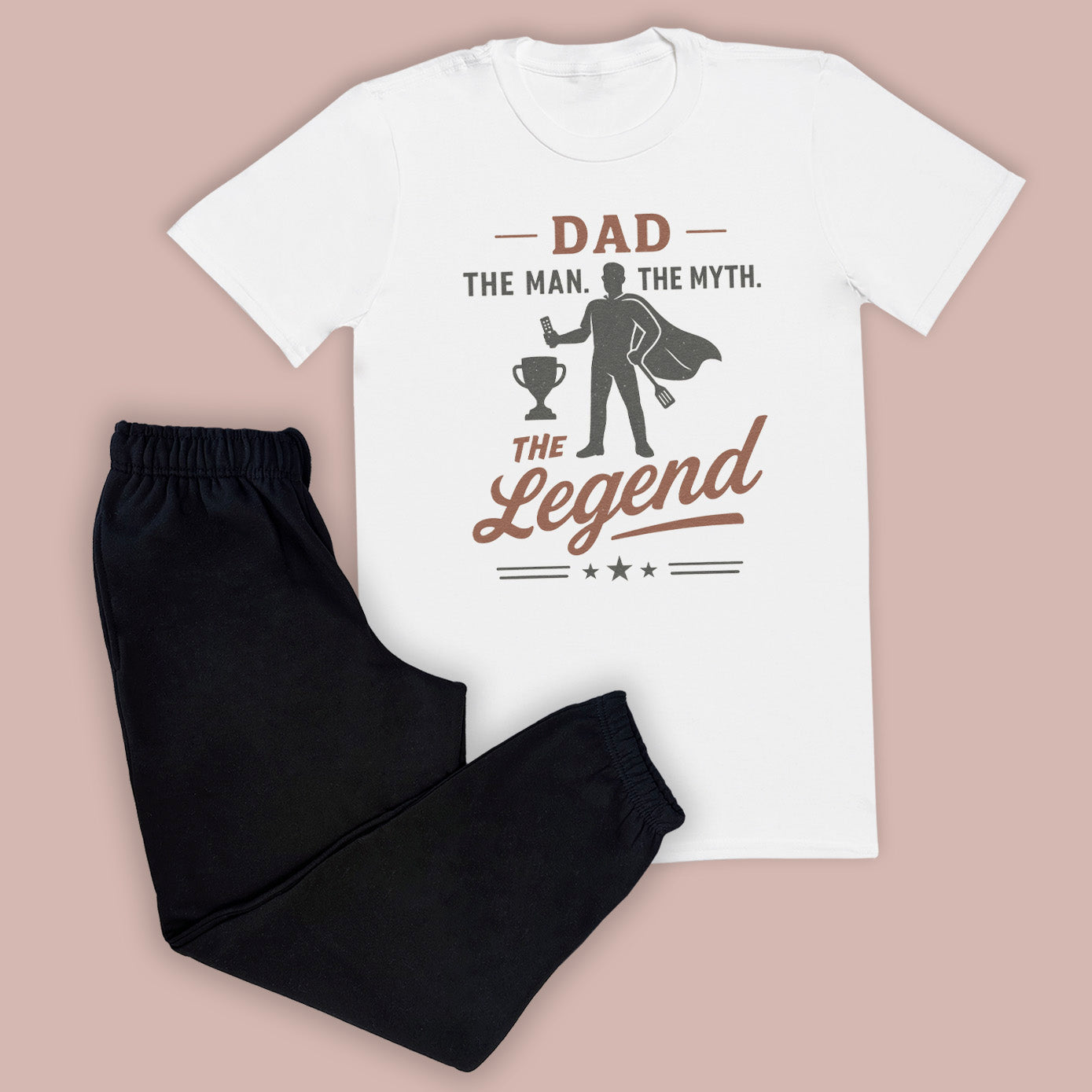 Dad The Man The Myth The Legend - Loungewear Joggers Set