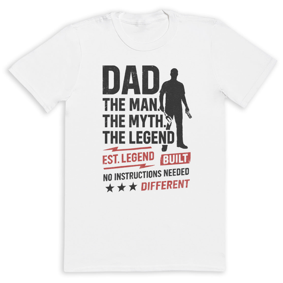 Build Different Dad - Mens T-Shirt - Dads T-Shirt
