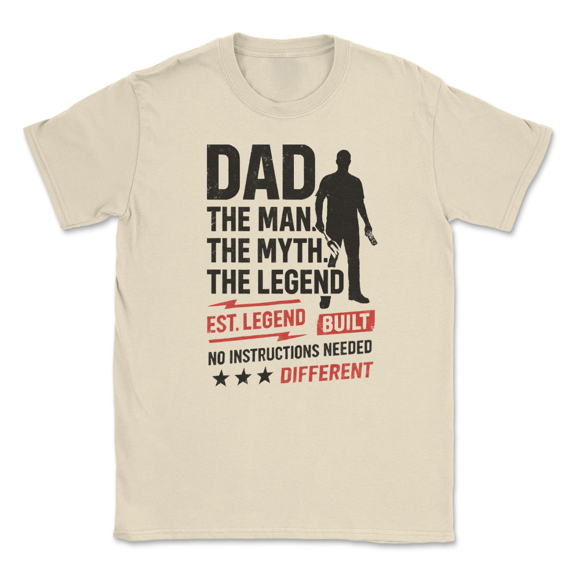 Build Different Dad - Mens T-Shirt - Dads T-Shirt