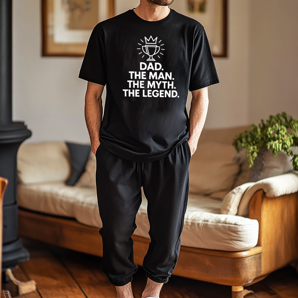 Trophy Crown The Man The Myth The Legend - Loungewear Joggers Set