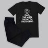 Trophy Crown The Man The Myth The Legend - Loungewear Joggers Set