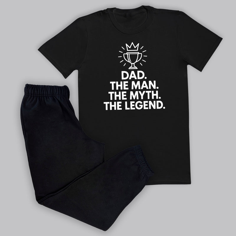 Trophy Crown The Man The Myth The Legend - Loungewear Joggers Set