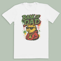 Bank Of Dad Graffiti - Mens T-Shirt - Dads T-Shirt