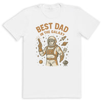 Best Dad In The Galaxy - Mens T-Shirt - Dads T-Shirt