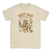 Best Dad In The Galaxy - Mens T-Shirt - Dads T-Shirt