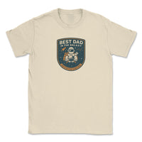 Best Dad In The Galaxy Certified Star Class - Mens T-Shirt - Dads T-Shirt