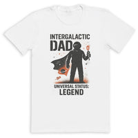 Intergalactic Dad - Mens T-Shirt - Dads T-Shirt