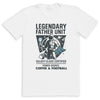 PERSONALISED Legendary Father Unit EST. - Mens T-Shirt - Dads T-Shirt