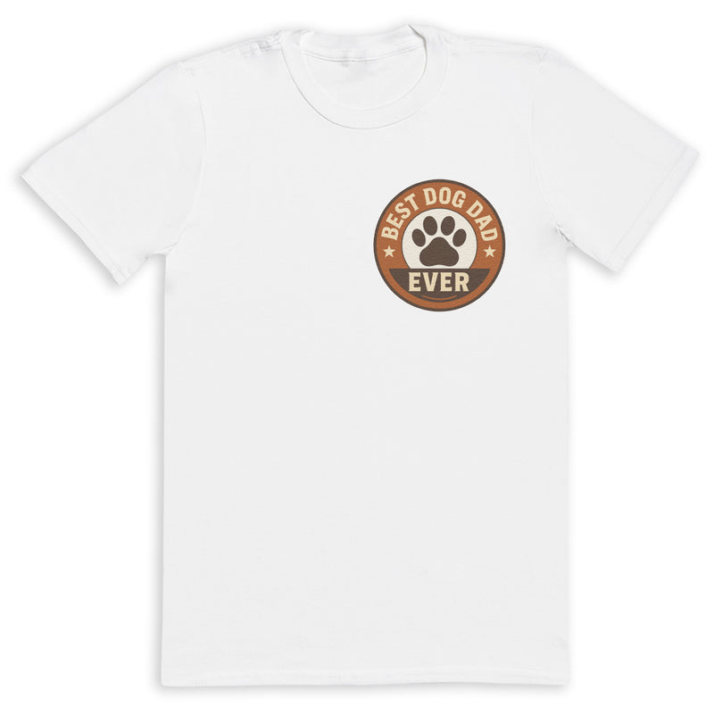 Best Dog Dad Ever - Mens T-Shirt - Dads T-Shirt
