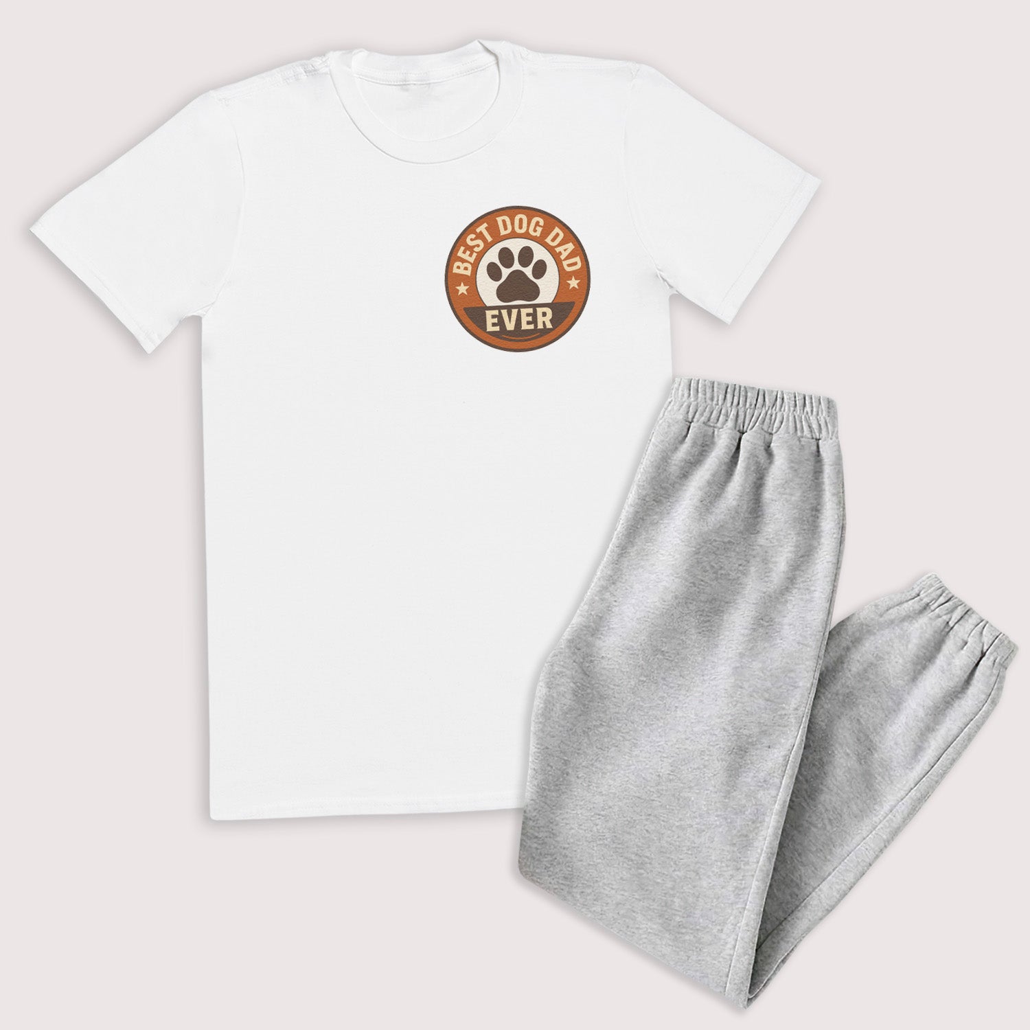 Best Dog Dad Ever - Loungewear Joggers Set