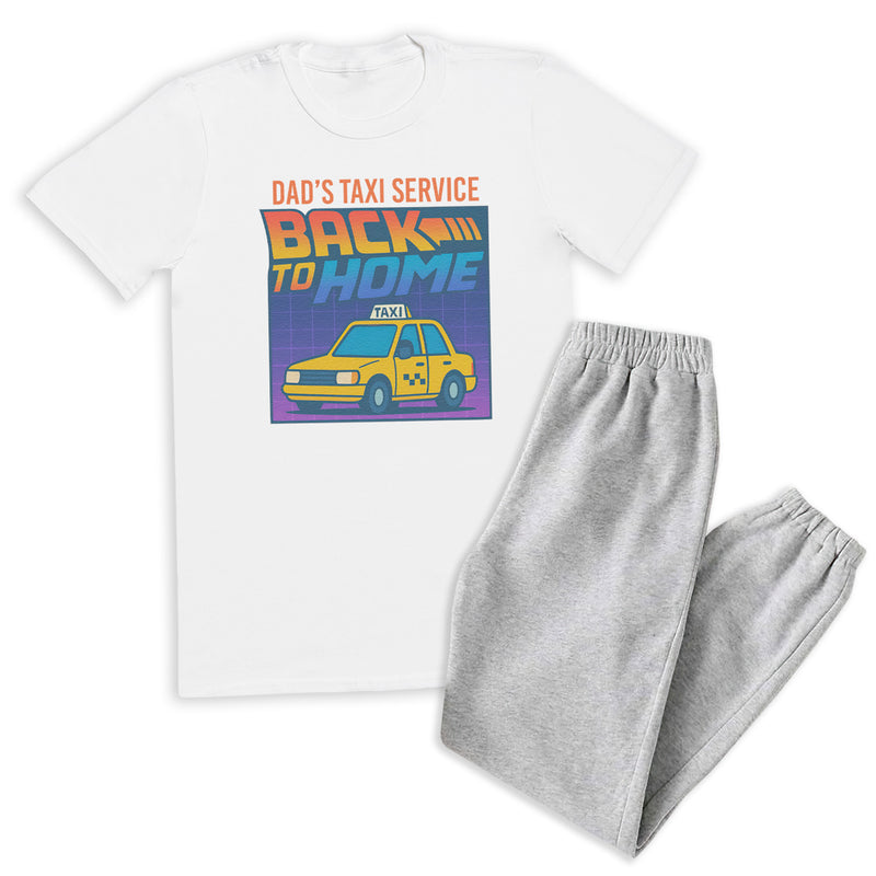 Dads Taxi Service Back To Home - Loungewear Joggers Set