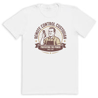 PERSONALISED Remote Control Custodian EST. - Mens T-Shirt - Dads T-Shirt