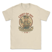 PERSONALISED Chief of DIY EST. - Mens T-Shirt - Dads T-Shirt
