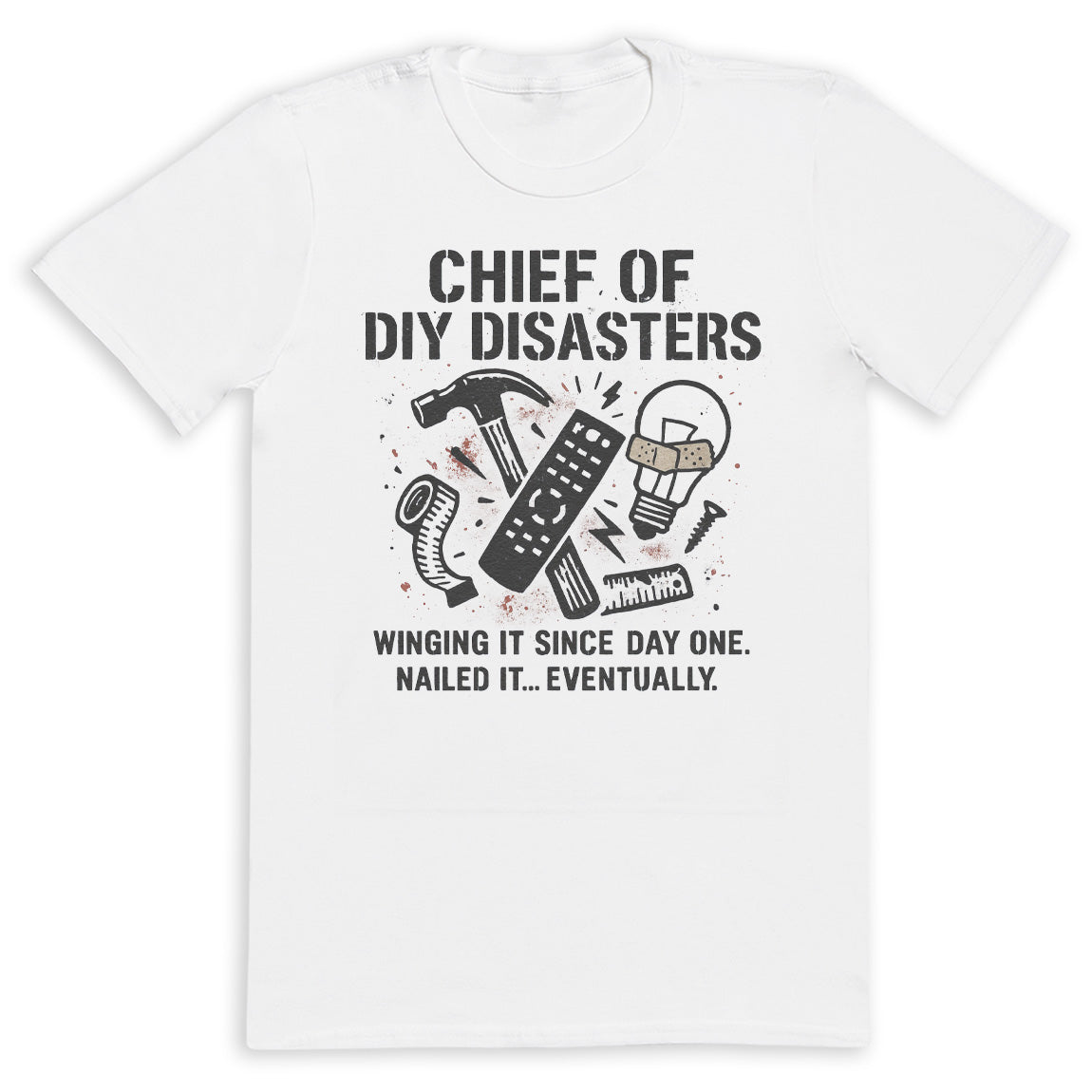 Chief of DIY Diasters - Mens T-Shirt - Dads T-Shirt