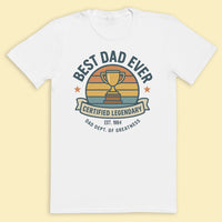 PERSONALISED Best Dad Ever EST. - Loungewear Joggers Set