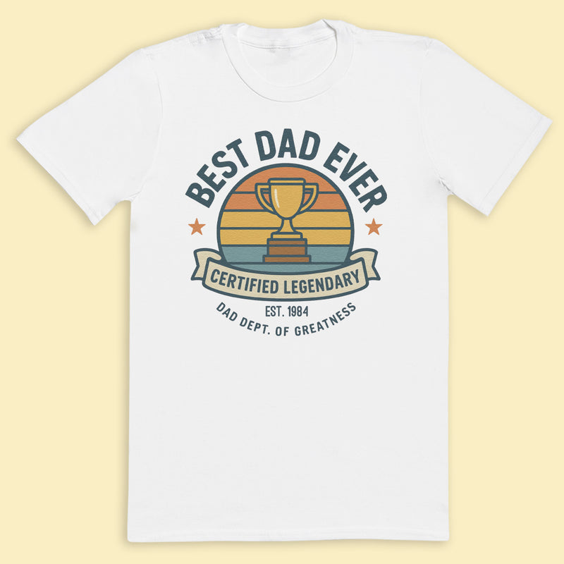 PERSONALISED Best Dad Ever EST. - Loungewear Joggers Set
