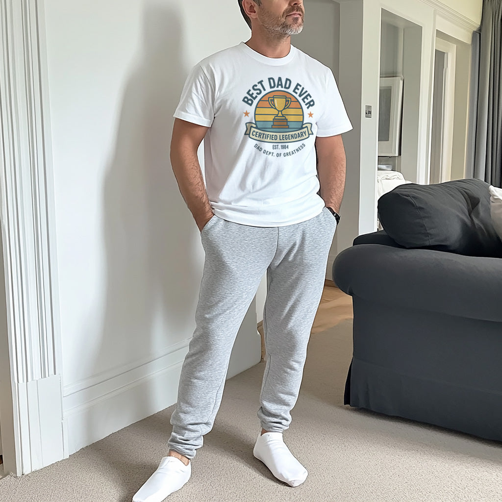 PERSONALISED Best Dad Ever EST. - Loungewear Joggers Set