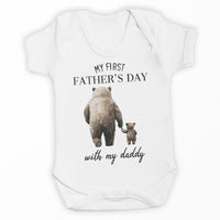 My First Father's Day With My Daddy - Baby Bodysuit