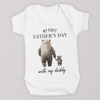 My First Father's Day With My Daddy - Baby Bodysuit
