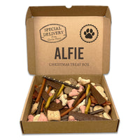 PERSONALISED Special Delivery From Santa Paws Christmas Treat Box - Dog Christmas Treat Box