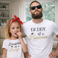 Daughter Of A King - Mens T Shirt & Baby Bodysuit - (Sold Separately)