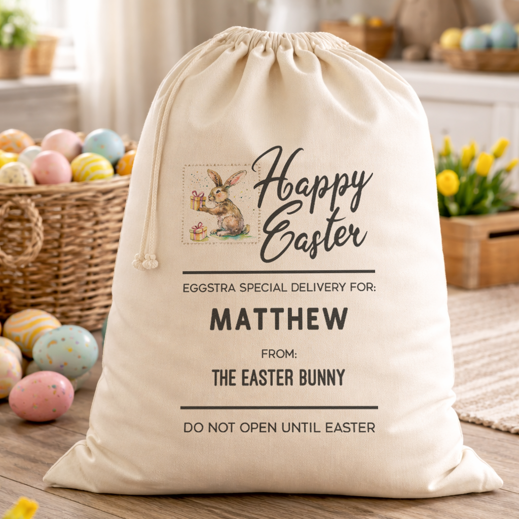 Personalisierter Eggstra-Sonderversand für – Ostergeschenksack