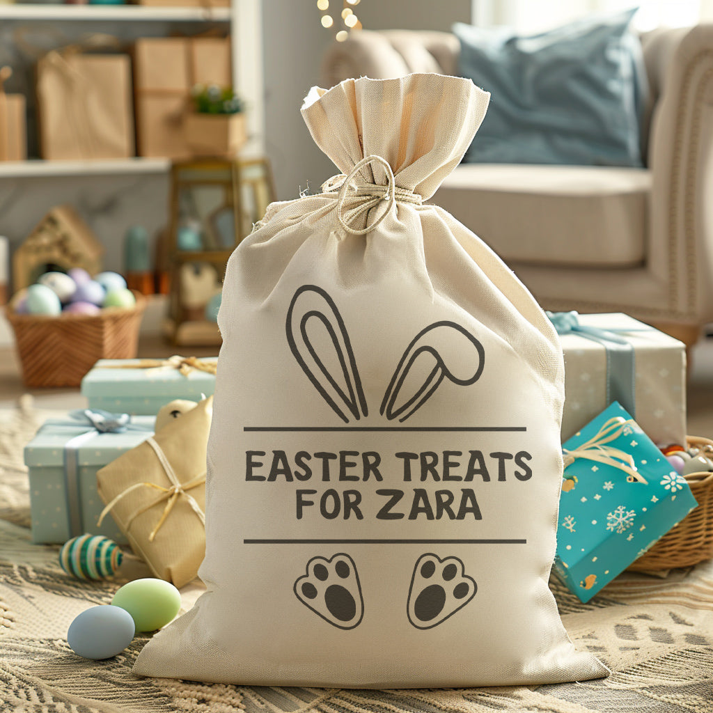 PERSONALISED Easter Treats For.. - Easter Gift Sack