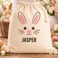 PERSONALISED Name & Easter Bunny Face - Easter Gift
