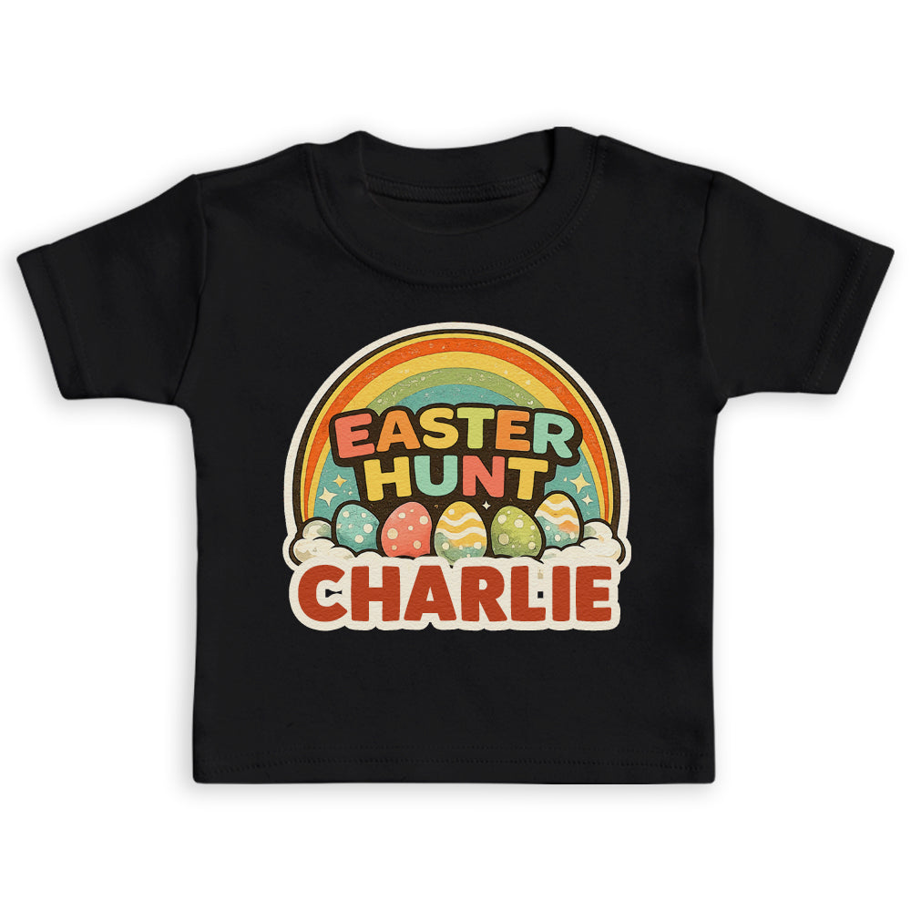 PERSONALISED Name Easter Hunt - T-Shirt & Baby Bodysuit