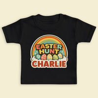 PERSONALISED Name Easter Hunt - T-Shirt & Baby Bodysuit