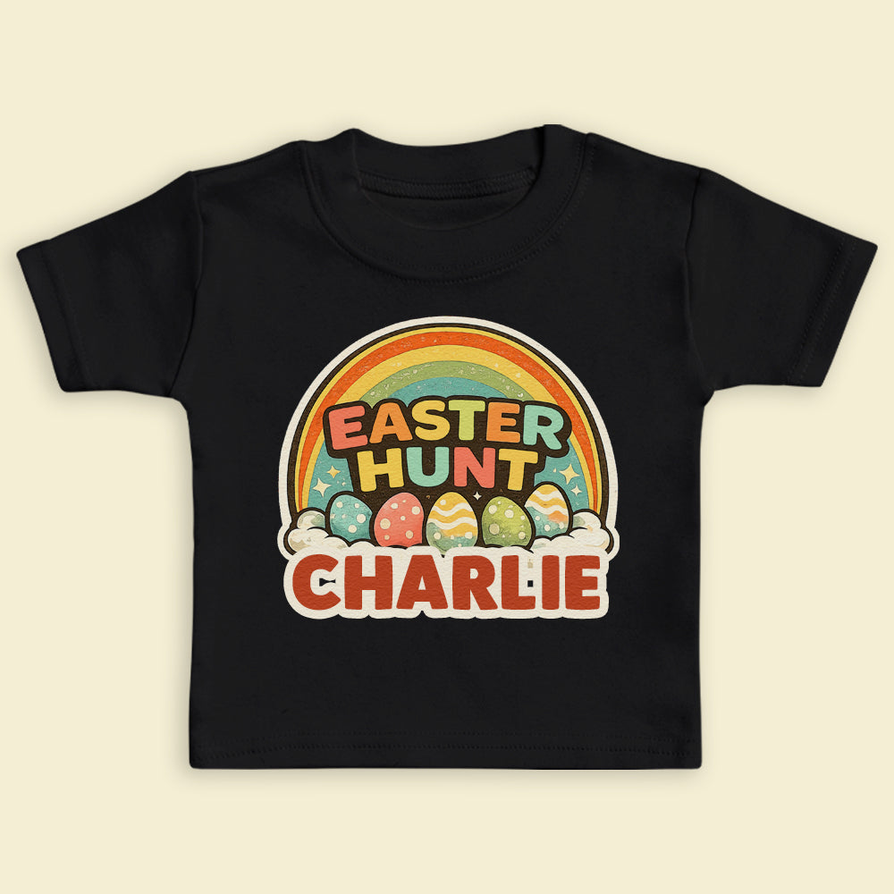 PERSONALISED Name Easter Hunt - T-Shirt & Baby Bodysuit