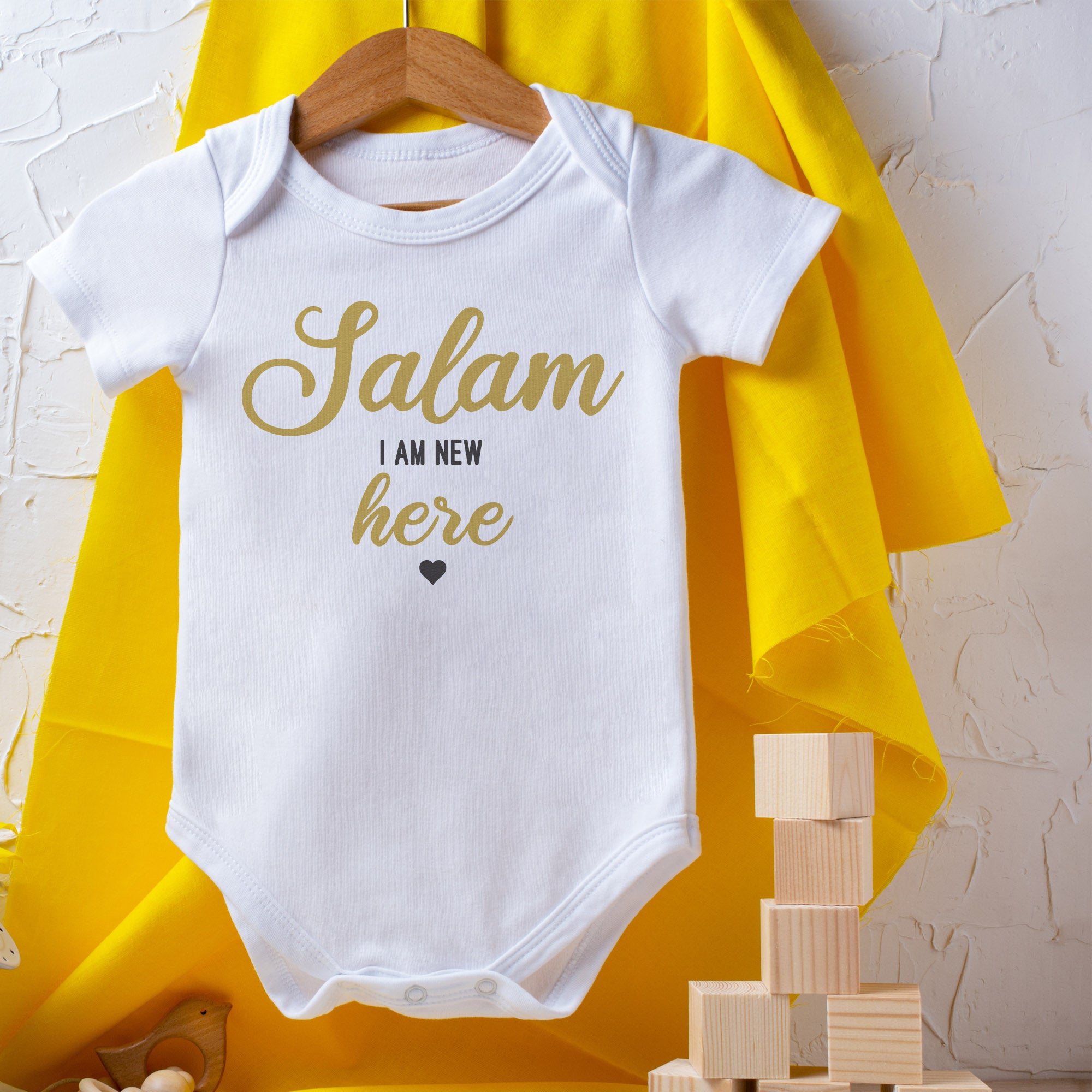 Salam I Am New Here - Baby Bodysuit