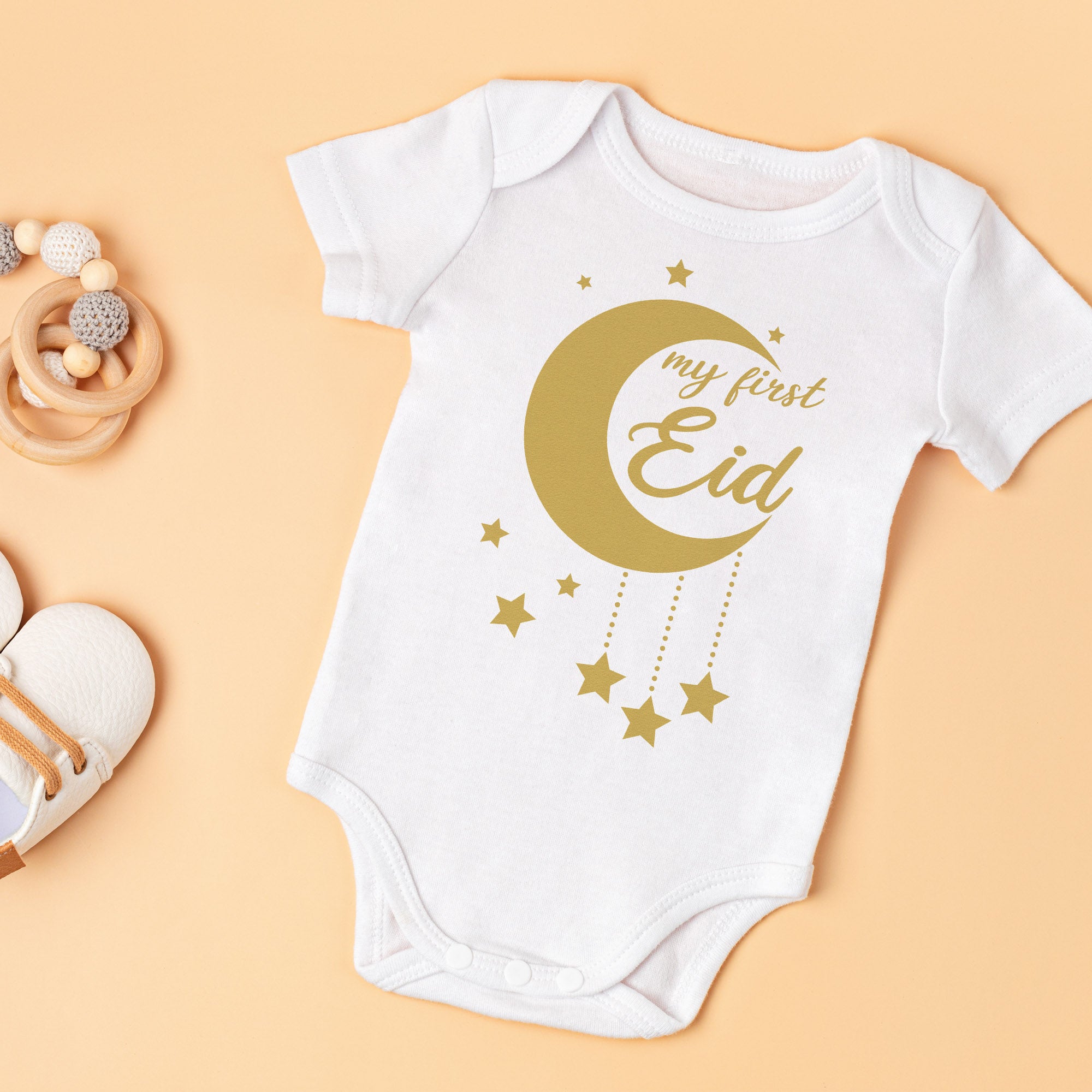My First Eid Stars - Baby Bodysuit