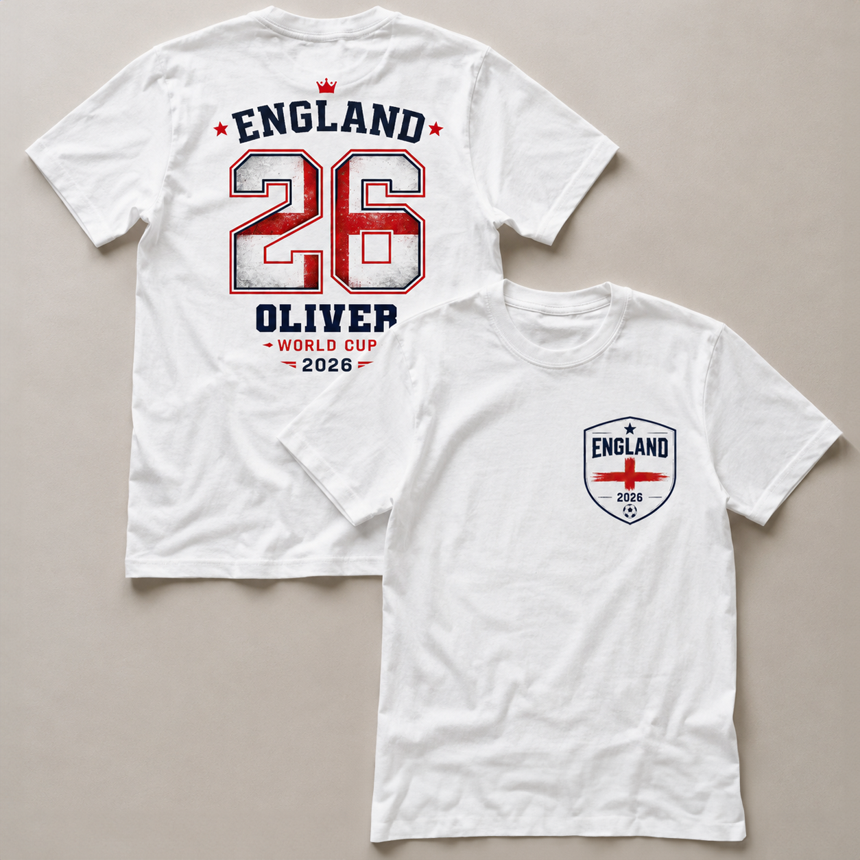 PERSONALISED Retro Street England Top - All Sizes