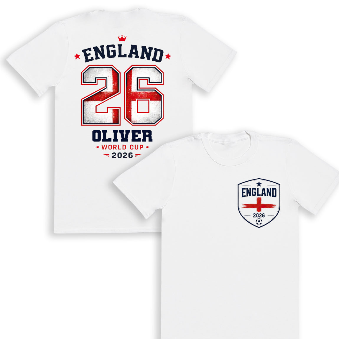 PERSONALISED Retro Street England Top - All Sizes