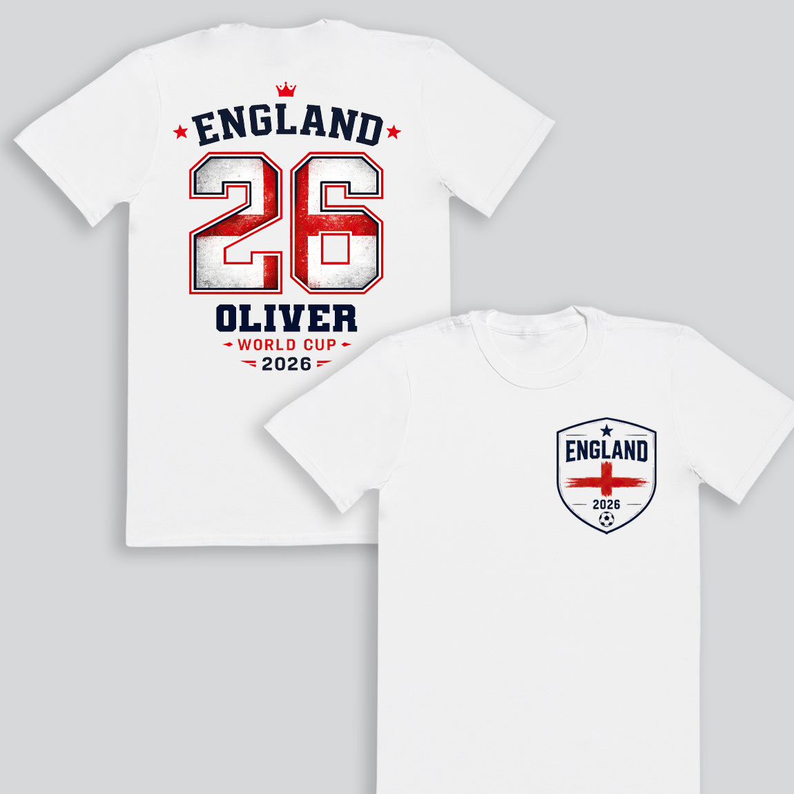 PERSONALISED Retro Street England Top - All Sizes